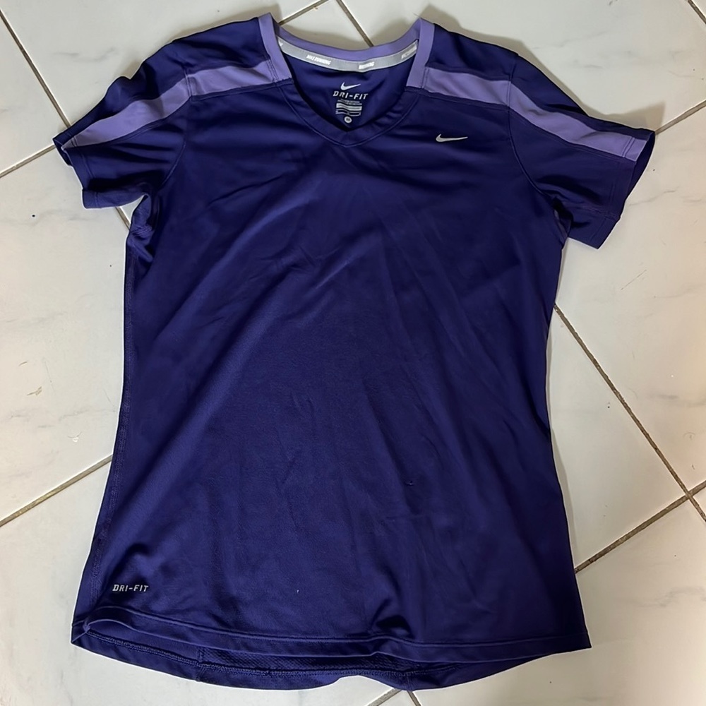 Nike running purple dri-fit T-shirt